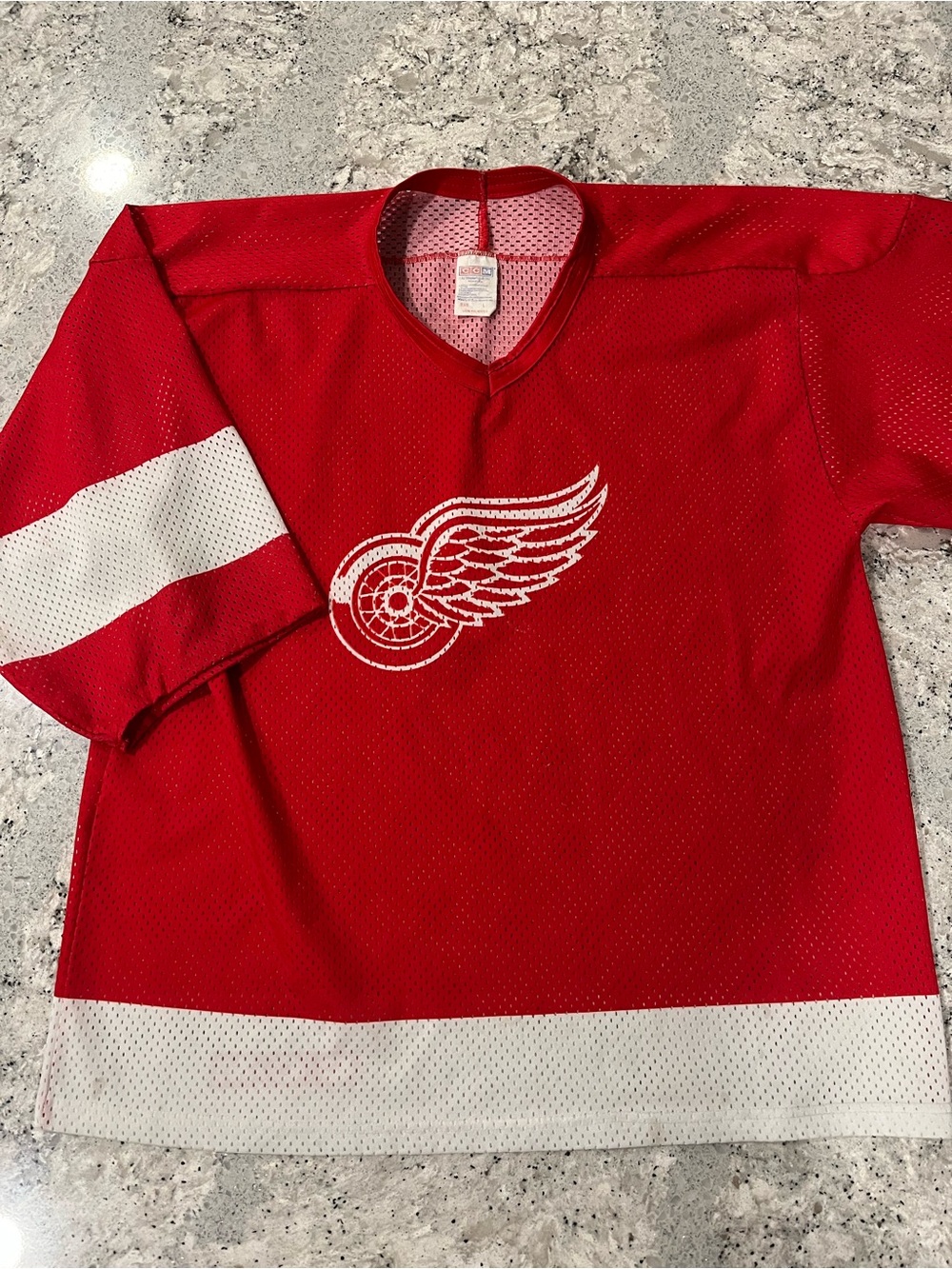 Vintage 80s CCM Detroit Red Wings Jersey